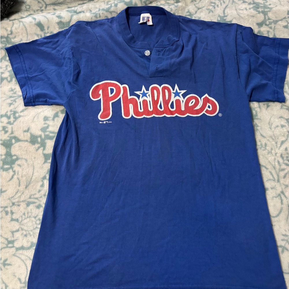 Phillies Vintage Kids Blue Shirt